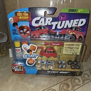 Car Tuned '56 Chevy Nomad Toy Set - Red